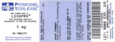 image of 5 mg package label - 5mg package label